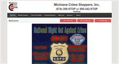 Desktop Screenshot of michianacrimestoppers.com